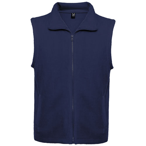Gilet en polaire unisexe personnalisé Bellagio ROLY Navy Blue